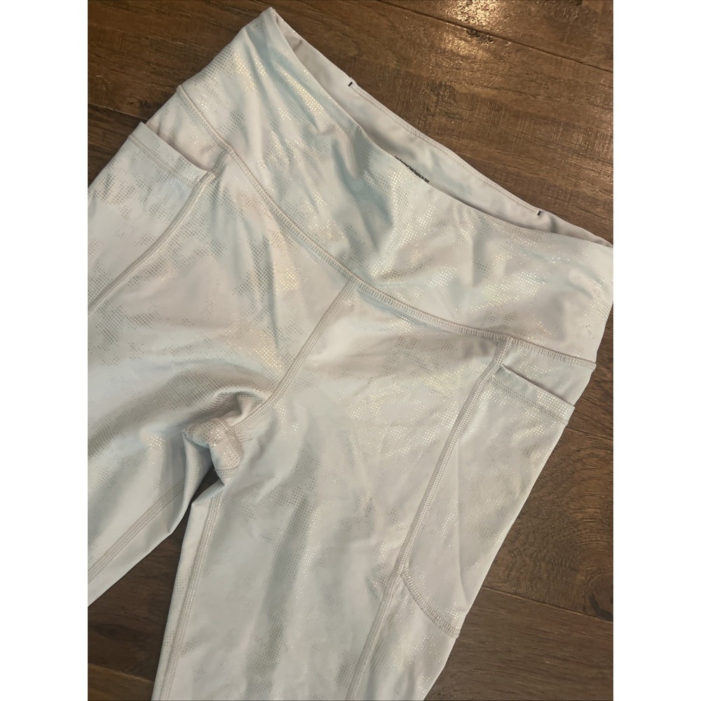 Victoria's Secret‎ Small Total Knockout Tights  Pink & Gold Shimmer